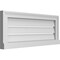 Ekena Millwork Vertical Surface Mount PVC Gable Vent: Functional, w/ 2"W x 2"P Brickmould Sill Frame, 30"W x 12"H GVPVE30X1203SF - alternate 3